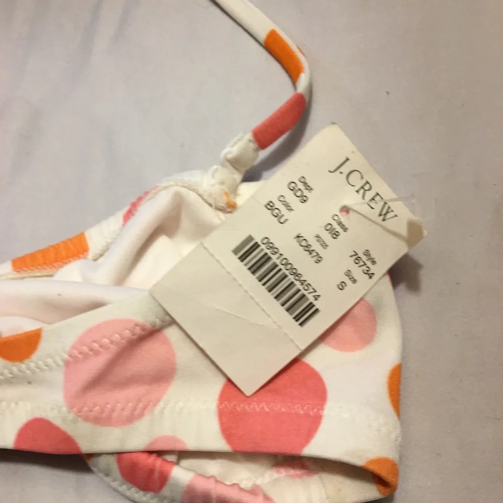 NWT J Crew Bikini top sz small - Picture 2 of 5